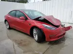 2022 Tesla Model 3  Red vin: 5YJ3E1EAXNF368622