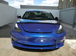 2022 Tesla Model 3  Blue vin: 5YJ3E1EAXNF369852