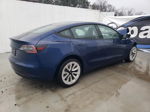 2022 Tesla Model 3  Синий vin: 5YJ3E1EAXNF370841