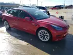2022 Tesla Model 3  Красный vin: 5YJ3E1EAXNF371875