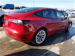 2022 Tesla Model 3  Red vin: 5YJ3E1EAXNF371875