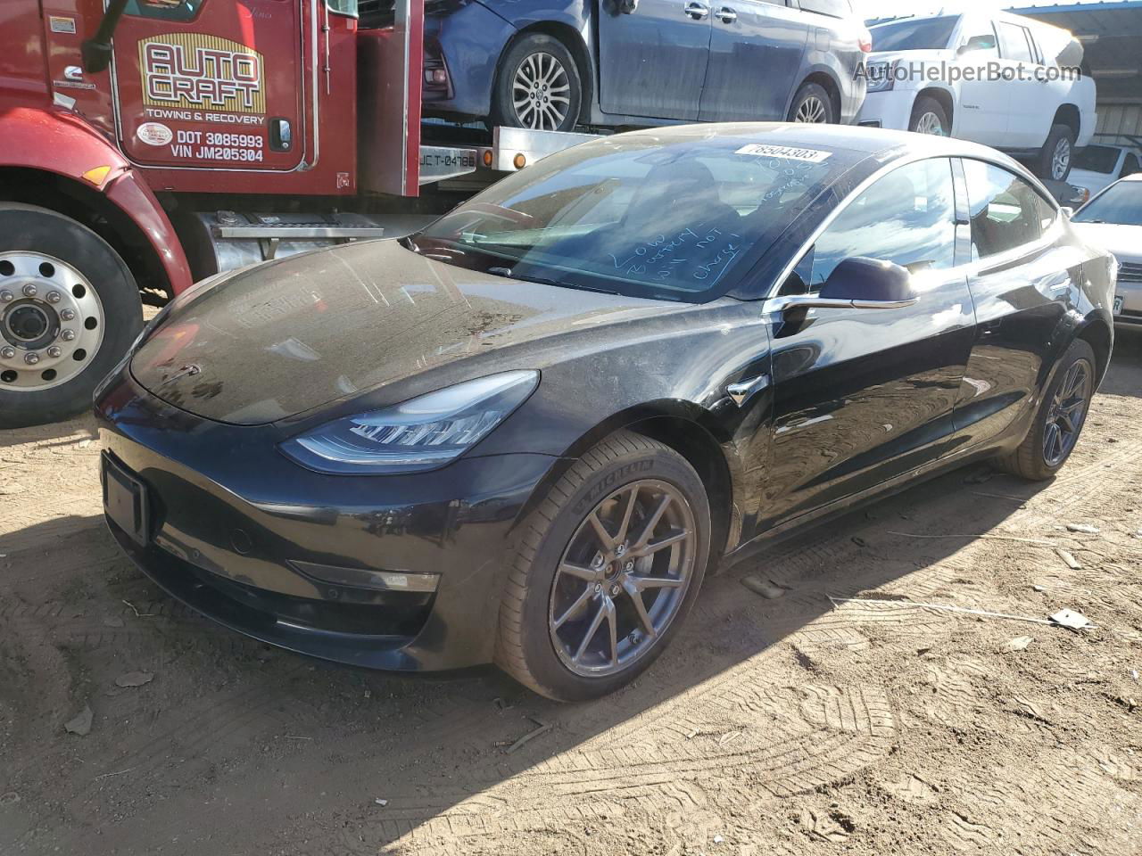 2018 Tesla Model 3  Black vin: 5YJ3E1EB0JF068509