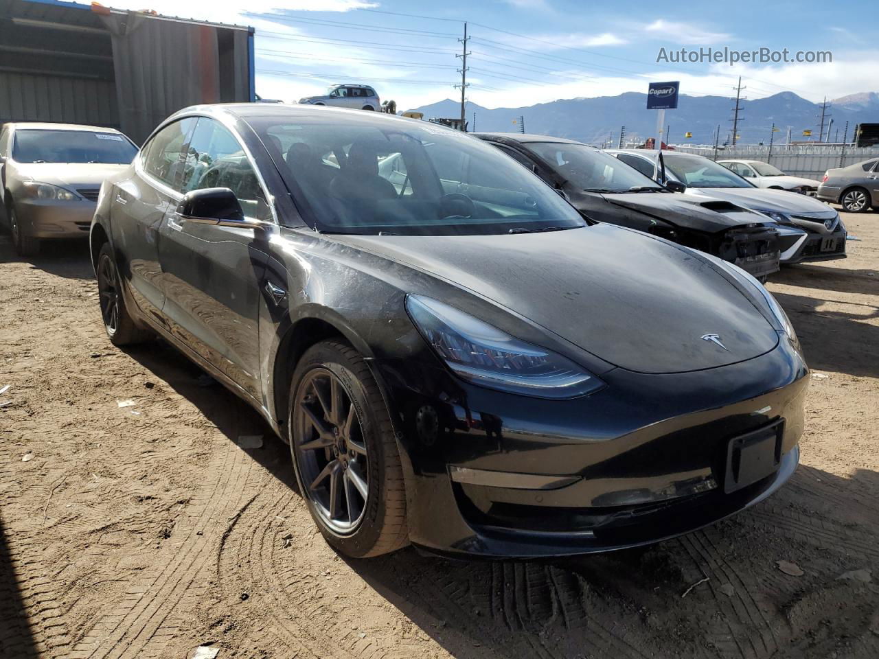 2018 Tesla Model 3  Black vin: 5YJ3E1EB0JF068509