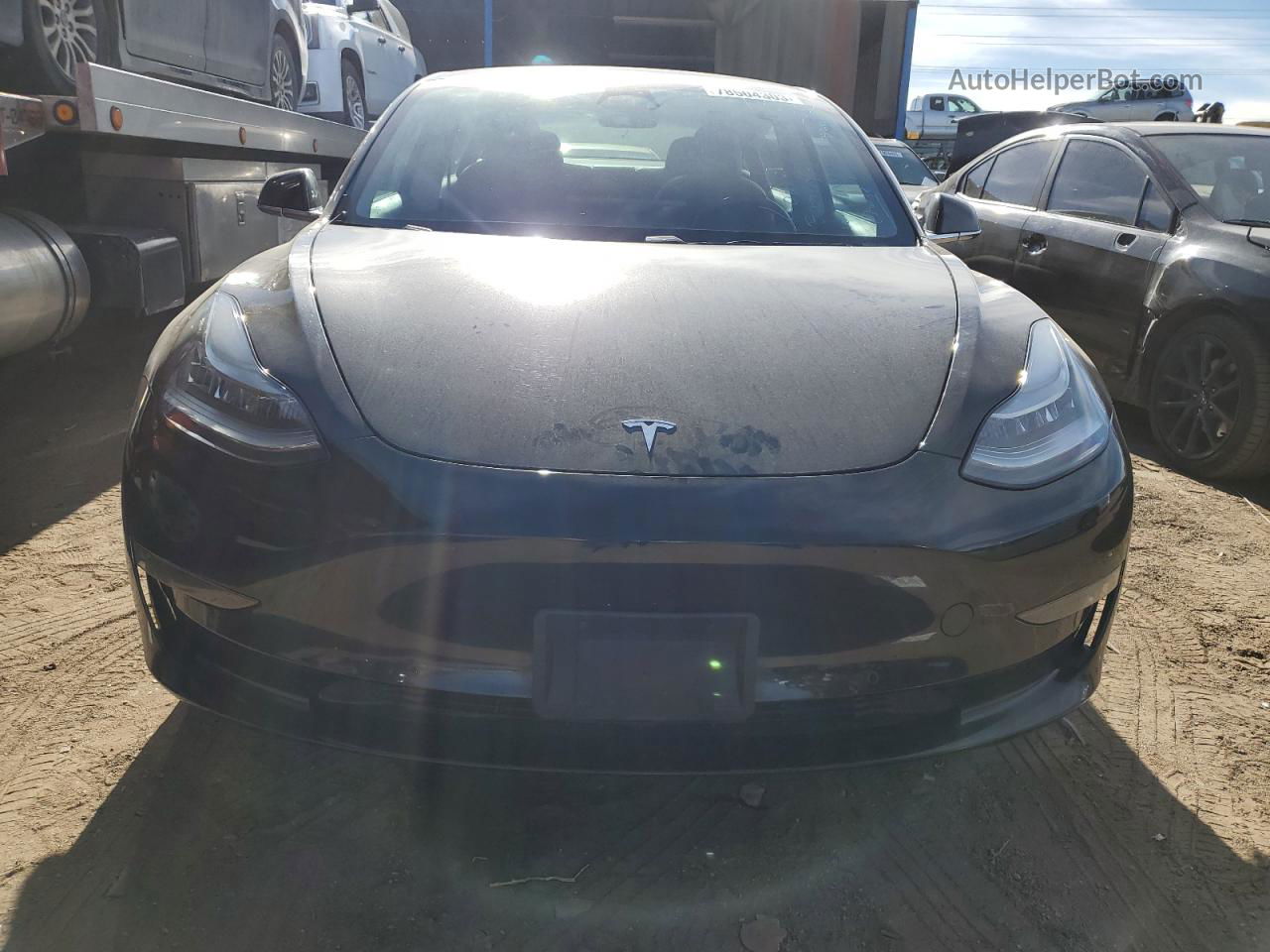 2018 Tesla Model 3  Black vin: 5YJ3E1EB0JF068509