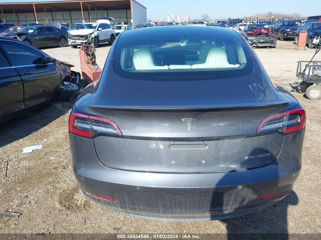 2018 Tesla Model 3 Long Range/performance Серый vin: 5YJ3E1EB0JF079168