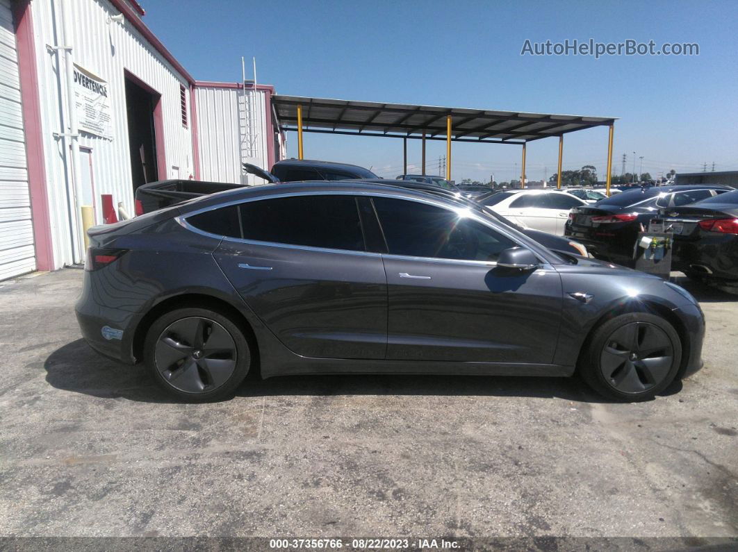 2018 Tesla Model 3 Long Range Gray vin: 5YJ3E1EB0JF090963