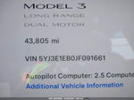 2018 Tesla Model 3 Long Range/performance Green vin: 5YJ3E1EB0JF091661