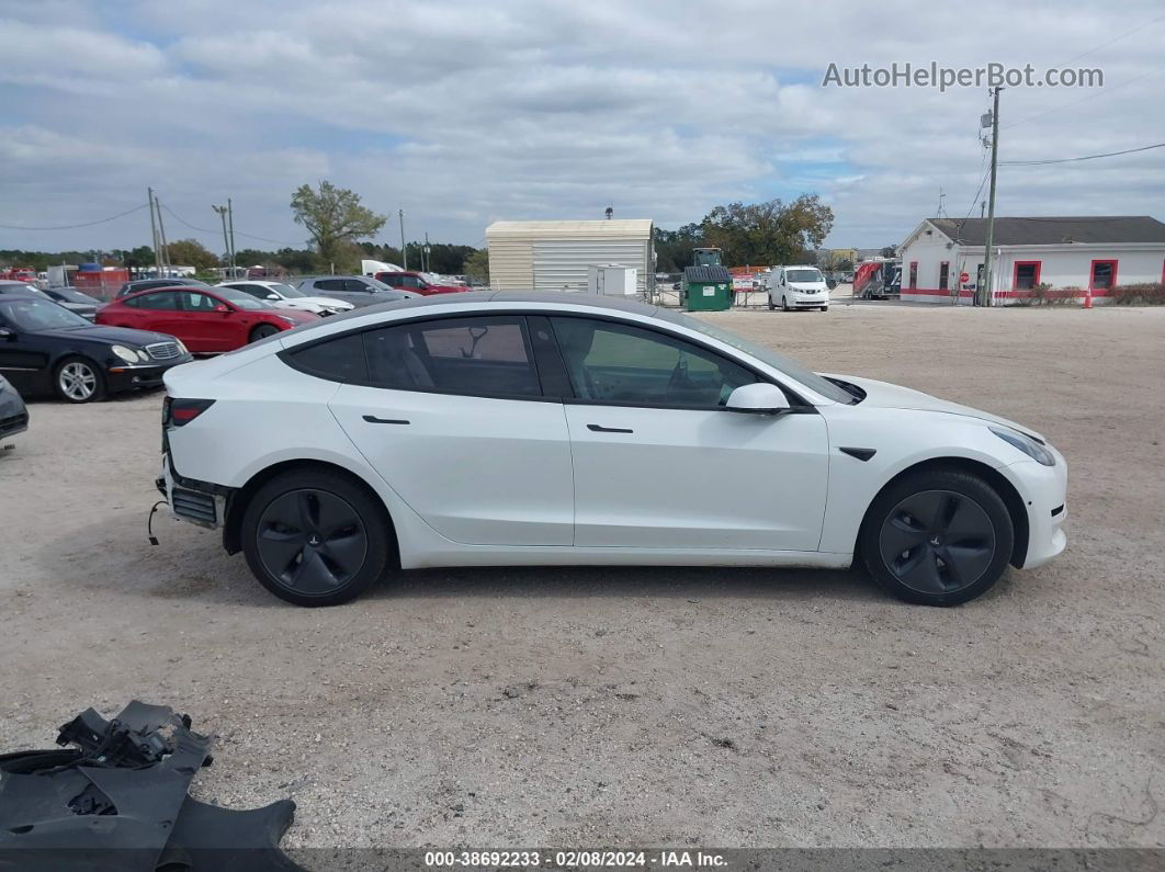 2018 Tesla Model 3 Long Range/performance White vin: 5YJ3E1EB0JF096827