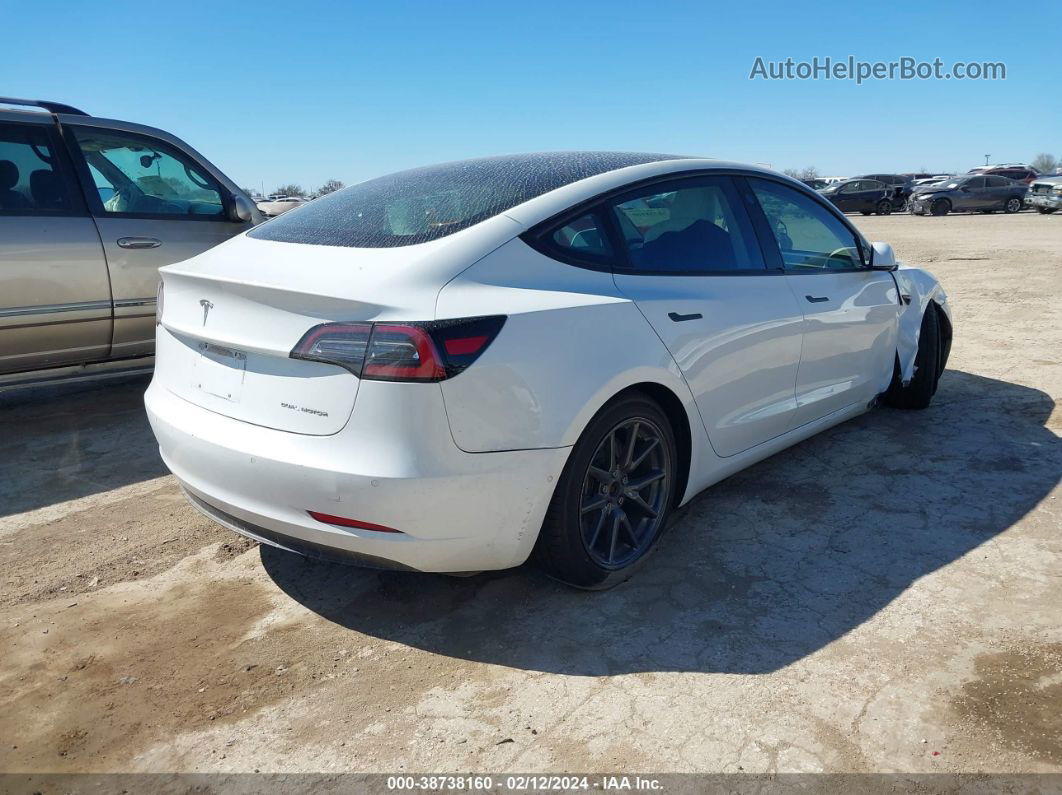 2018 Tesla Model 3 Long Range/performance White vin: 5YJ3E1EB0JF096875