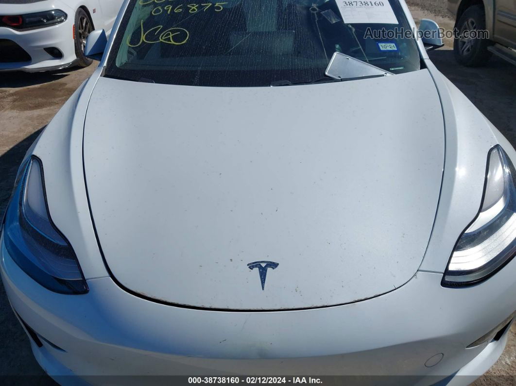 2018 Tesla Model 3 Long Range/performance White vin: 5YJ3E1EB0JF096875