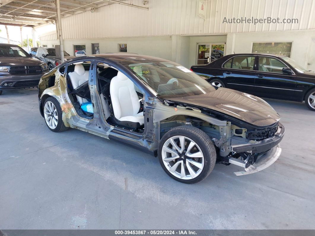 2018 Tesla Model 3 Long Range/performance Gray vin: 5YJ3E1EB0JF097167