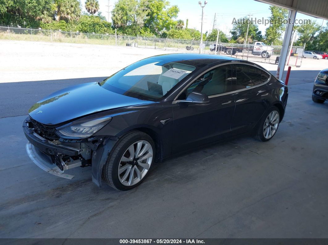 2018 Tesla Model 3 Long Range/performance Gray vin: 5YJ3E1EB0JF097167