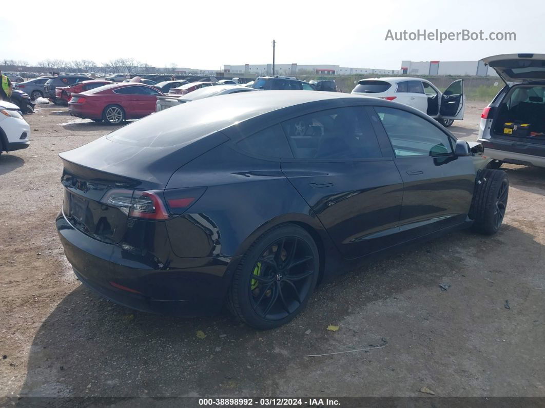 2018 Tesla Model 3 Long Range/performance Black vin: 5YJ3E1EB0JF099257