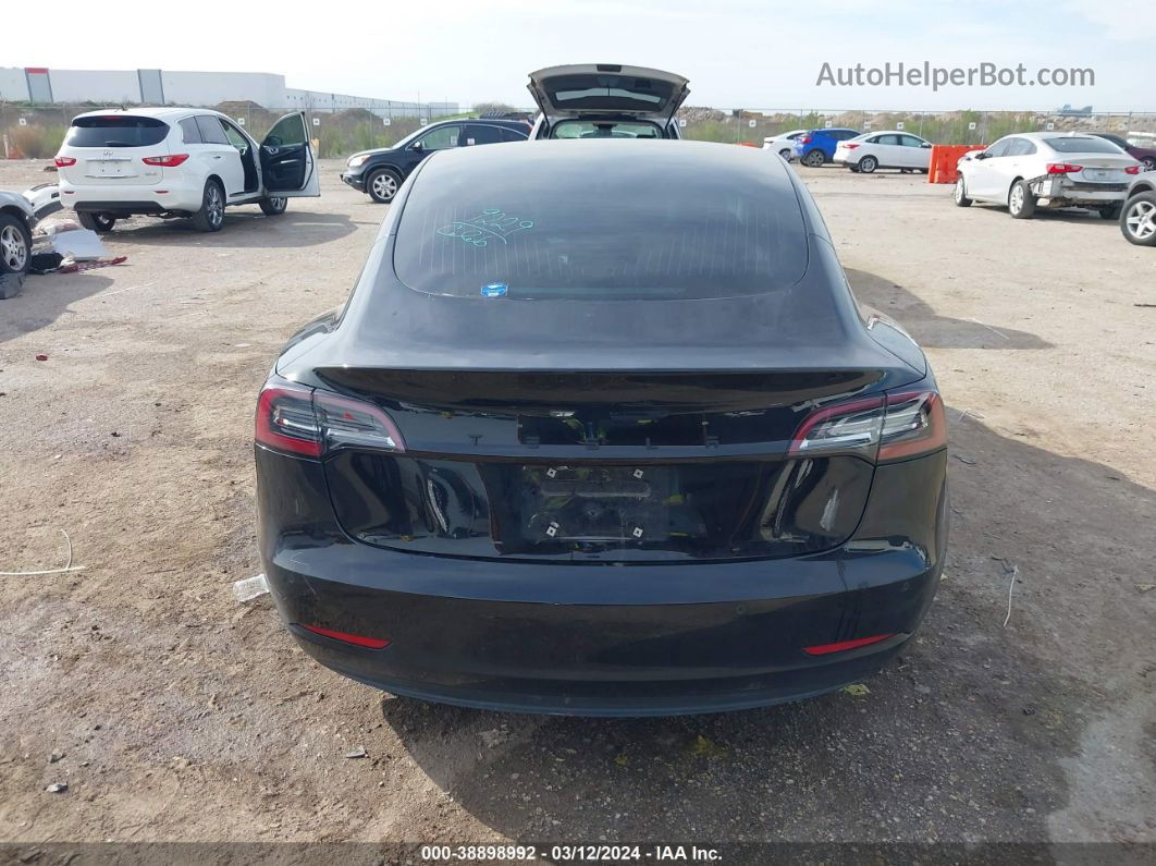 2018 Tesla Model 3 Long Range/performance Black vin: 5YJ3E1EB0JF099257