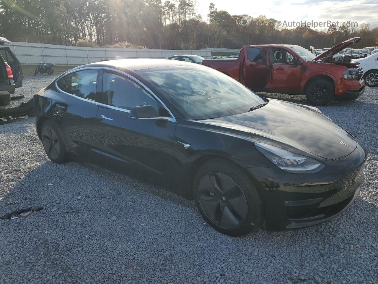 2018 Tesla Model 3  Black vin: 5YJ3E1EB0JF118938