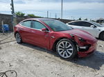 2018 Tesla Model 3  Красный vin: 5YJ3E1EB0JF121693