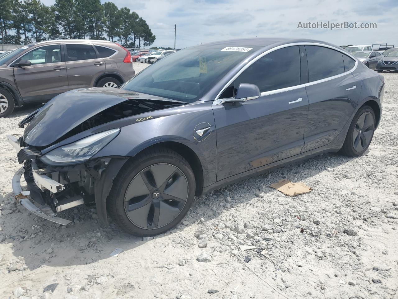 2018 Tesla Model 3  Charcoal vin: 5YJ3E1EB0JF128529