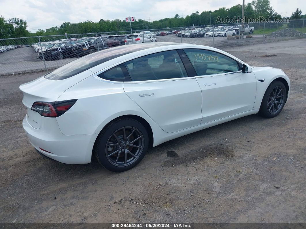 2018 Tesla Model 3 Long Range/performance White vin: 5YJ3E1EB0JF130474