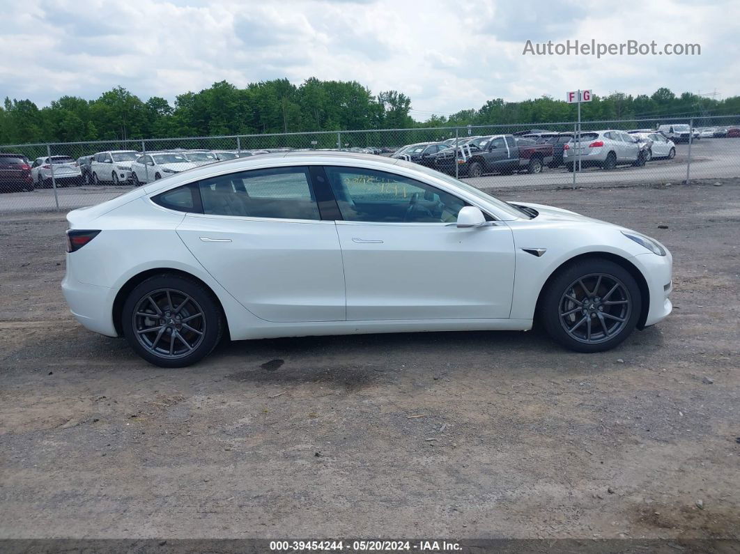 2018 Tesla Model 3 Long Range/performance White vin: 5YJ3E1EB0JF130474