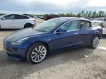 2018 Tesla Model 3  Blue vin: 5YJ3E1EB0JF135366