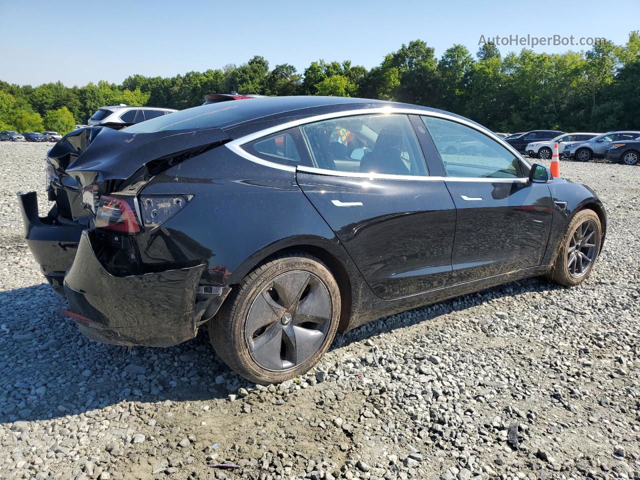 2018 Tesla Model 3  Black vin: 5YJ3E1EB0JF182350