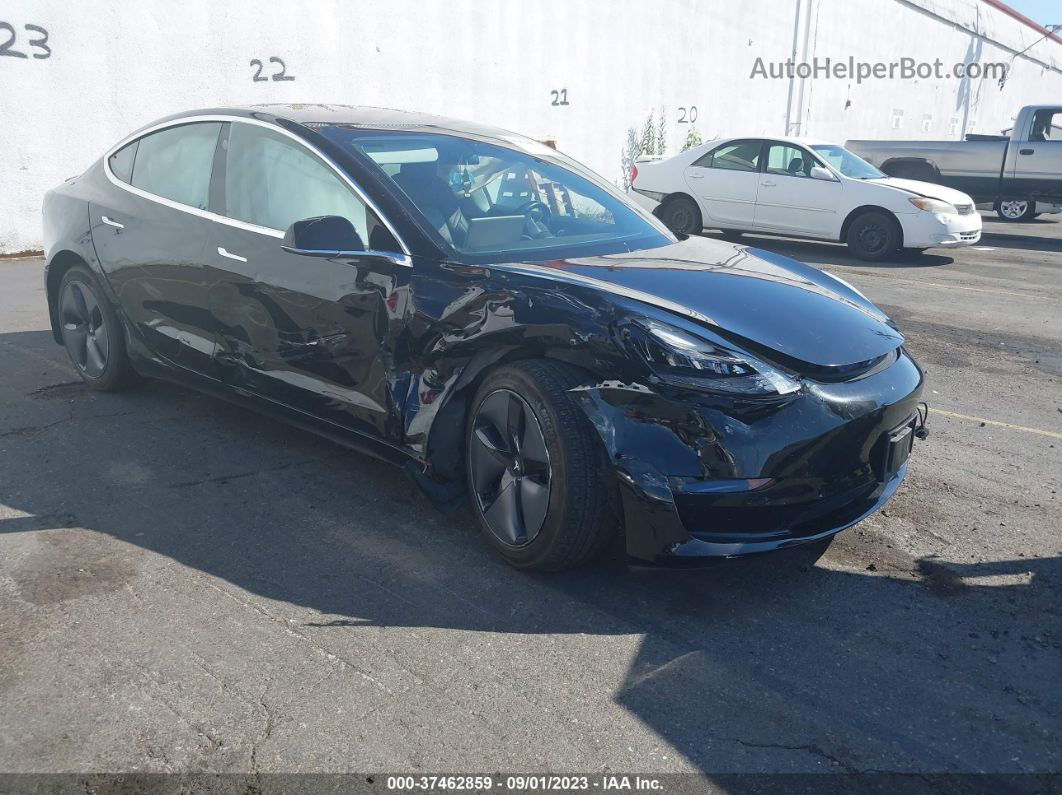 2018 Tesla Model 3 Long Range Black vin: 5YJ3E1EB0JF183742