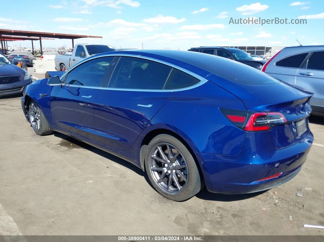 2019 Tesla Model 3 Long Range/performance Синий vin: 5YJ3E1EB0KF208544