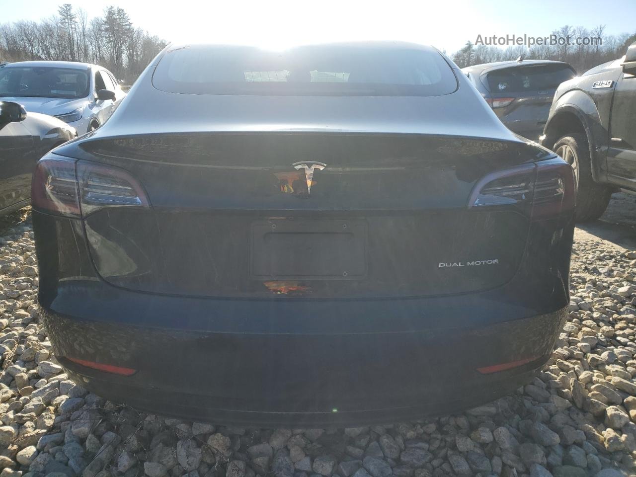2019 Tesla Model 3  Black vin: 5YJ3E1EB0KF208897