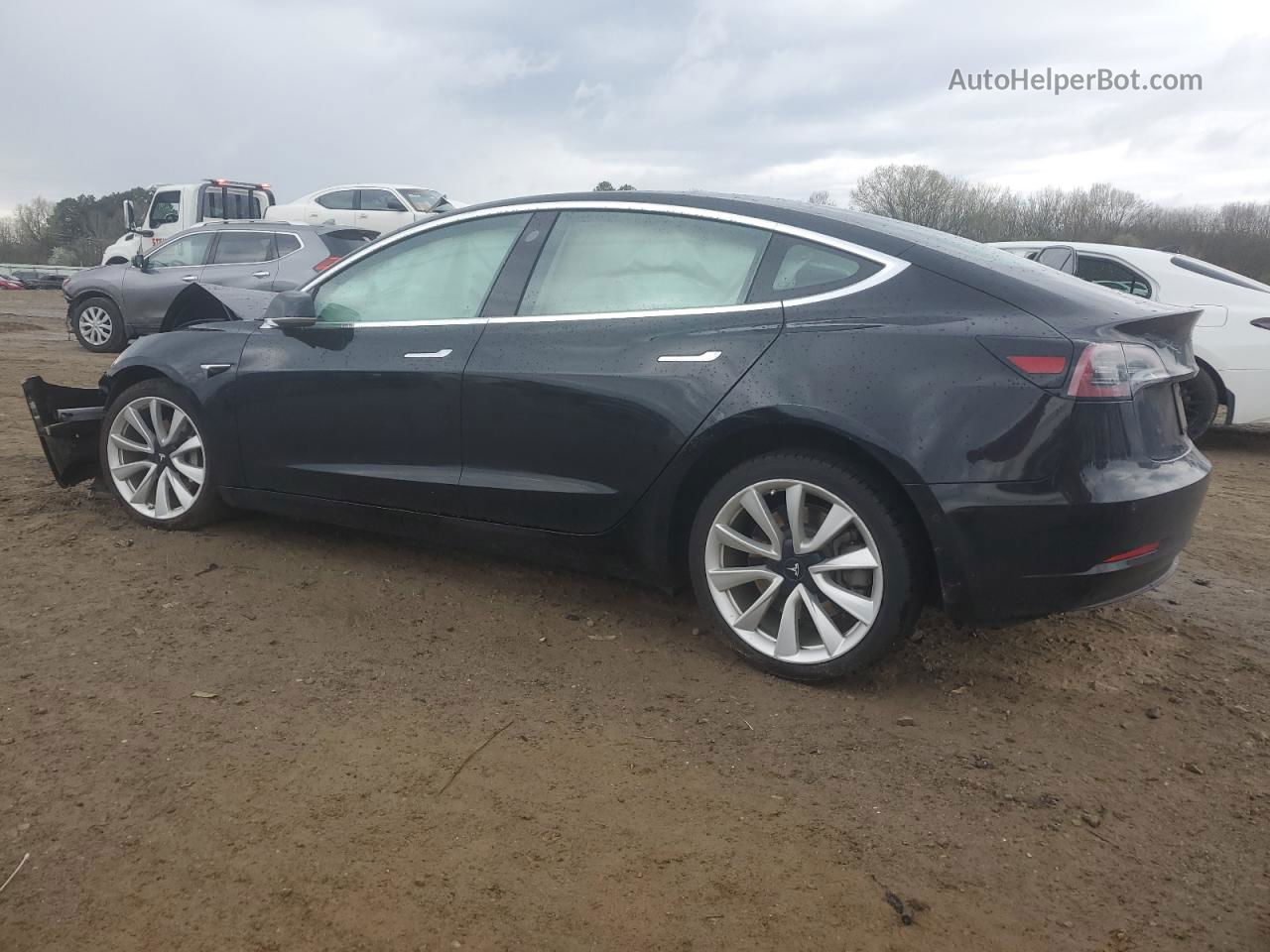 2019 Tesla Model 3  Угольный vin: 5YJ3E1EB0KF208995