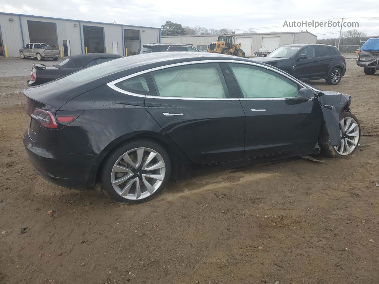 2019 Tesla Model 3  Угольный vin: 5YJ3E1EB0KF208995