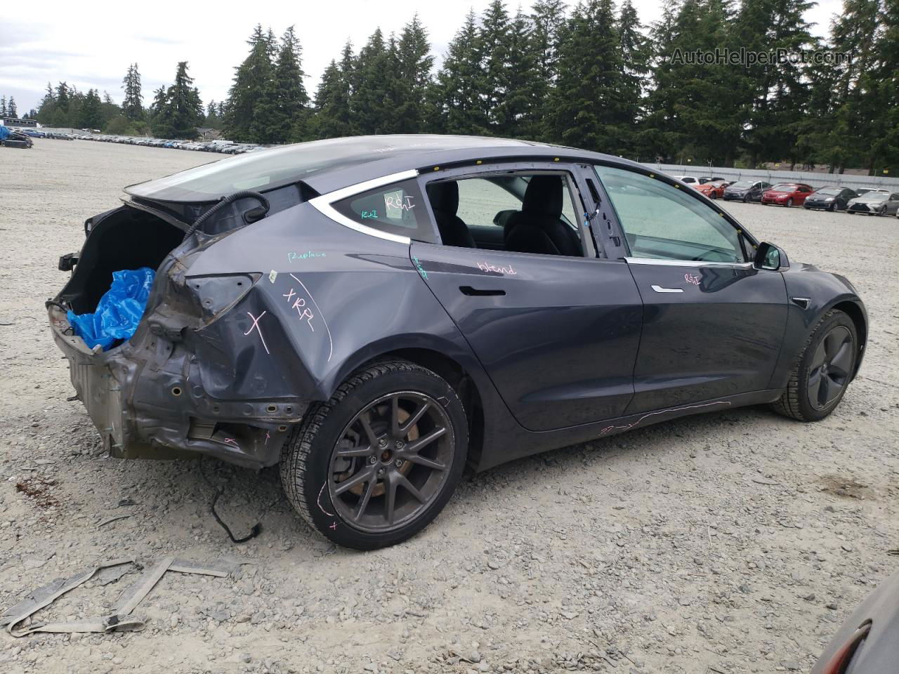 2019 Tesla Model 3  Charcoal vin: 5YJ3E1EB0KF209922