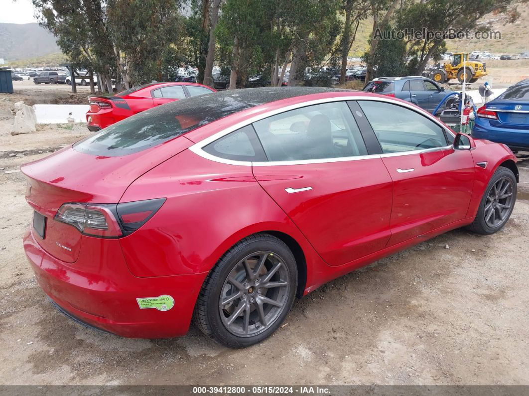 2019 Tesla Model 3 Long Range/performance Red vin: 5YJ3E1EB0KF387331