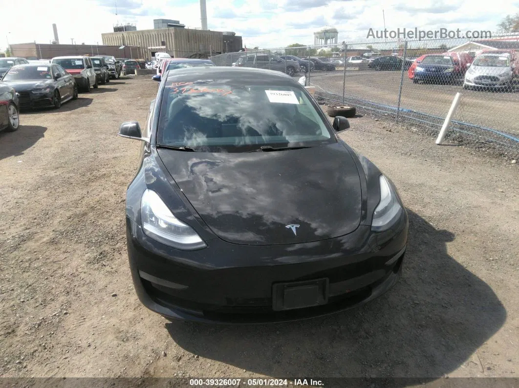 2019 Tesla Model 3 Long Range/performance Black vin: 5YJ3E1EB0KF388737