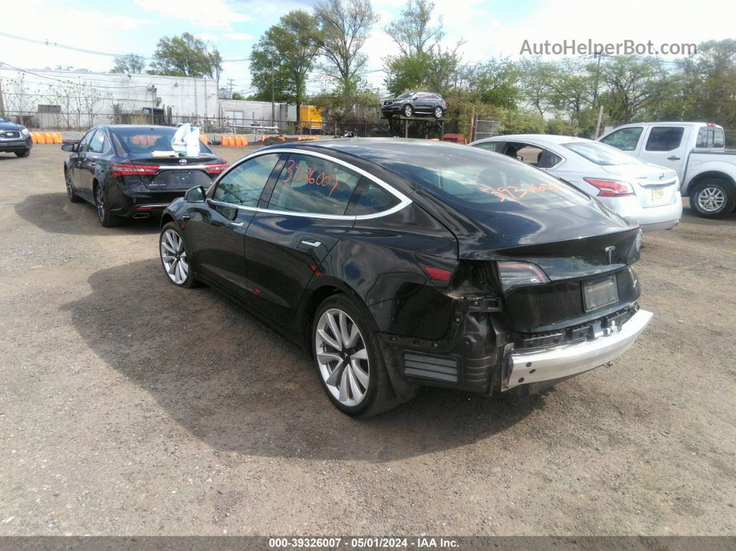 2019 Tesla Model 3 Long Range/performance Black vin: 5YJ3E1EB0KF388737