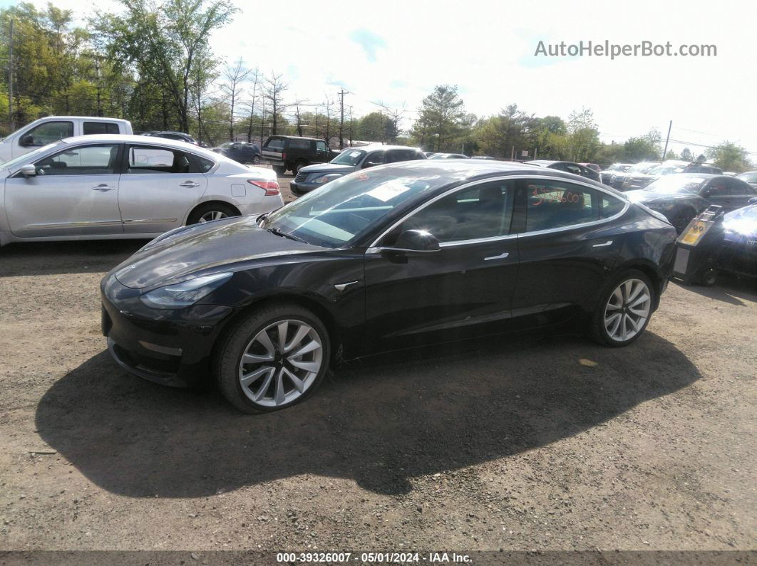 2019 Tesla Model 3 Long Range/performance Black vin: 5YJ3E1EB0KF388737