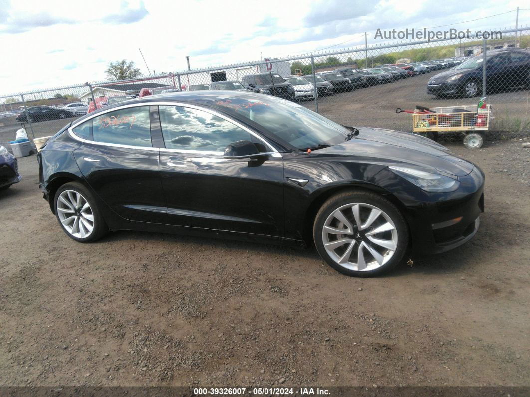 2019 Tesla Model 3 Long Range/performance Black vin: 5YJ3E1EB0KF388737