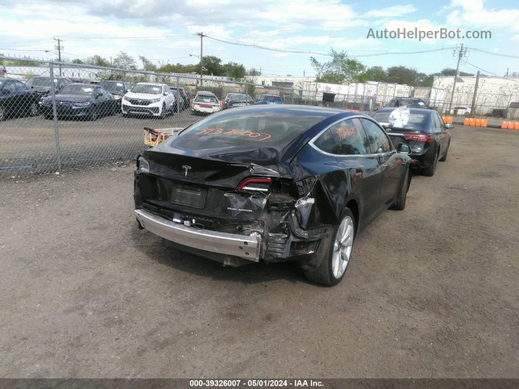 2019 Tesla Model 3 Long Range/performance Black vin: 5YJ3E1EB0KF388737