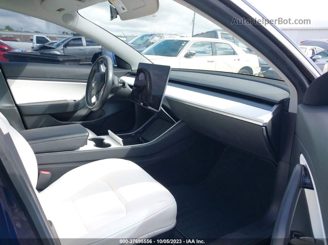 2019 Tesla Model 3 Performance/long Range Blue vin: 5YJ3E1EB0KF392108