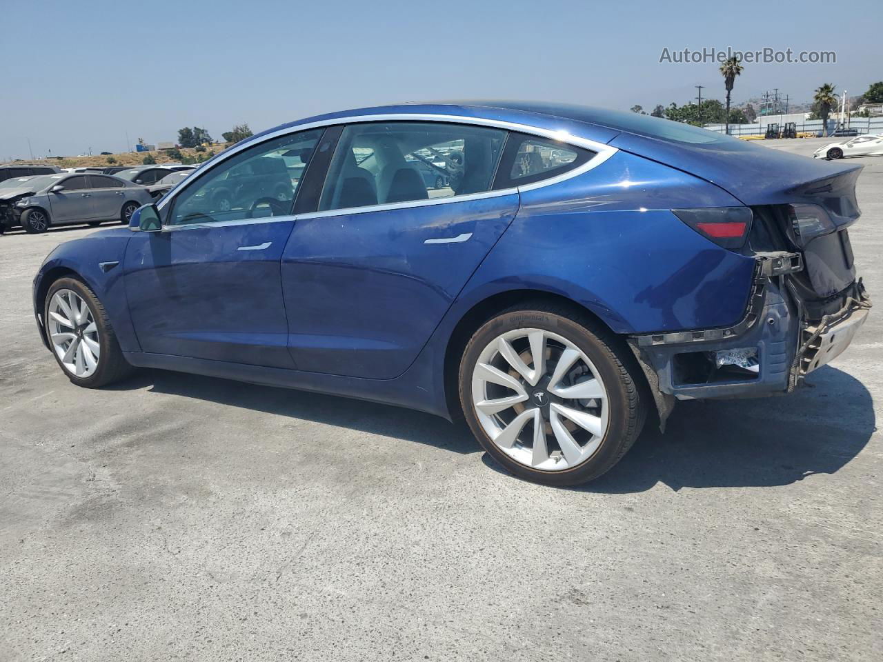 2019 Tesla Model 3  Blue vin: 5YJ3E1EB0KF421767