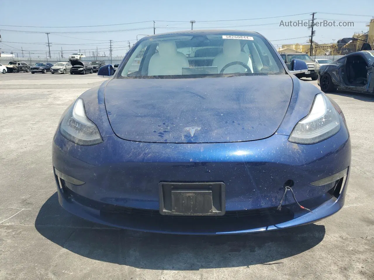 2019 Tesla Model 3  Blue vin: 5YJ3E1EB0KF421767