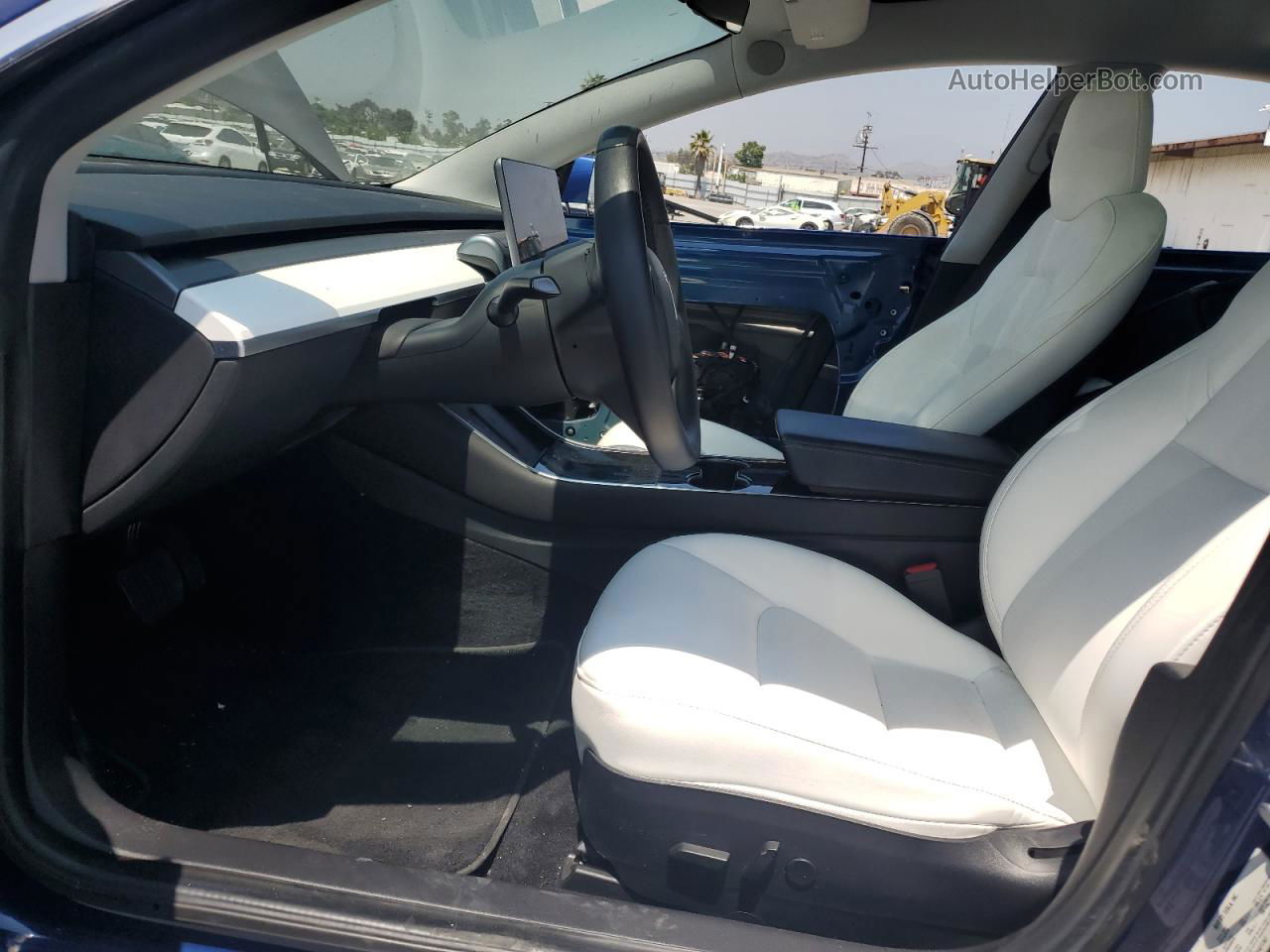 2019 Tesla Model 3  Blue vin: 5YJ3E1EB0KF421767