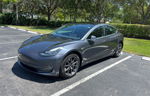 2019 Tesla Model 3 Gray vin: 5YJ3E1EB0KF452226