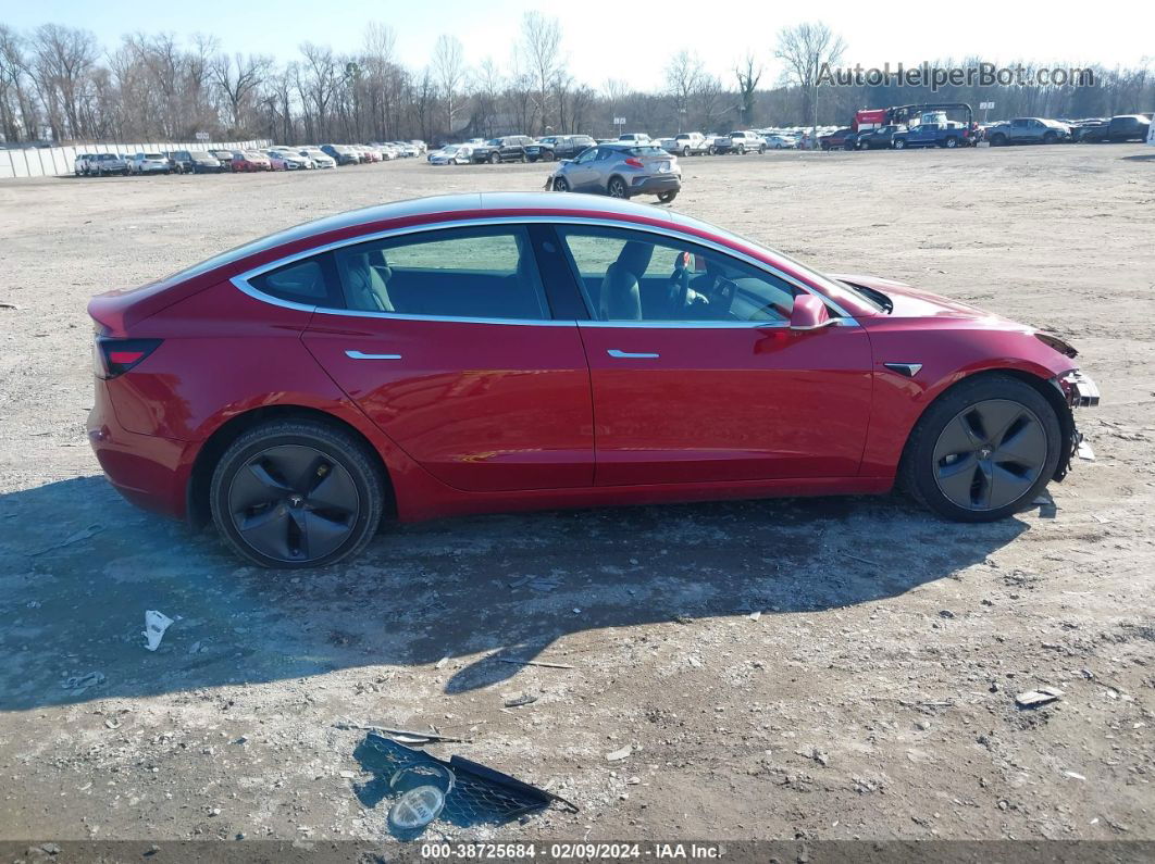 2019 Tesla Model 3 Long Range/performance Red vin: 5YJ3E1EB0KF464859