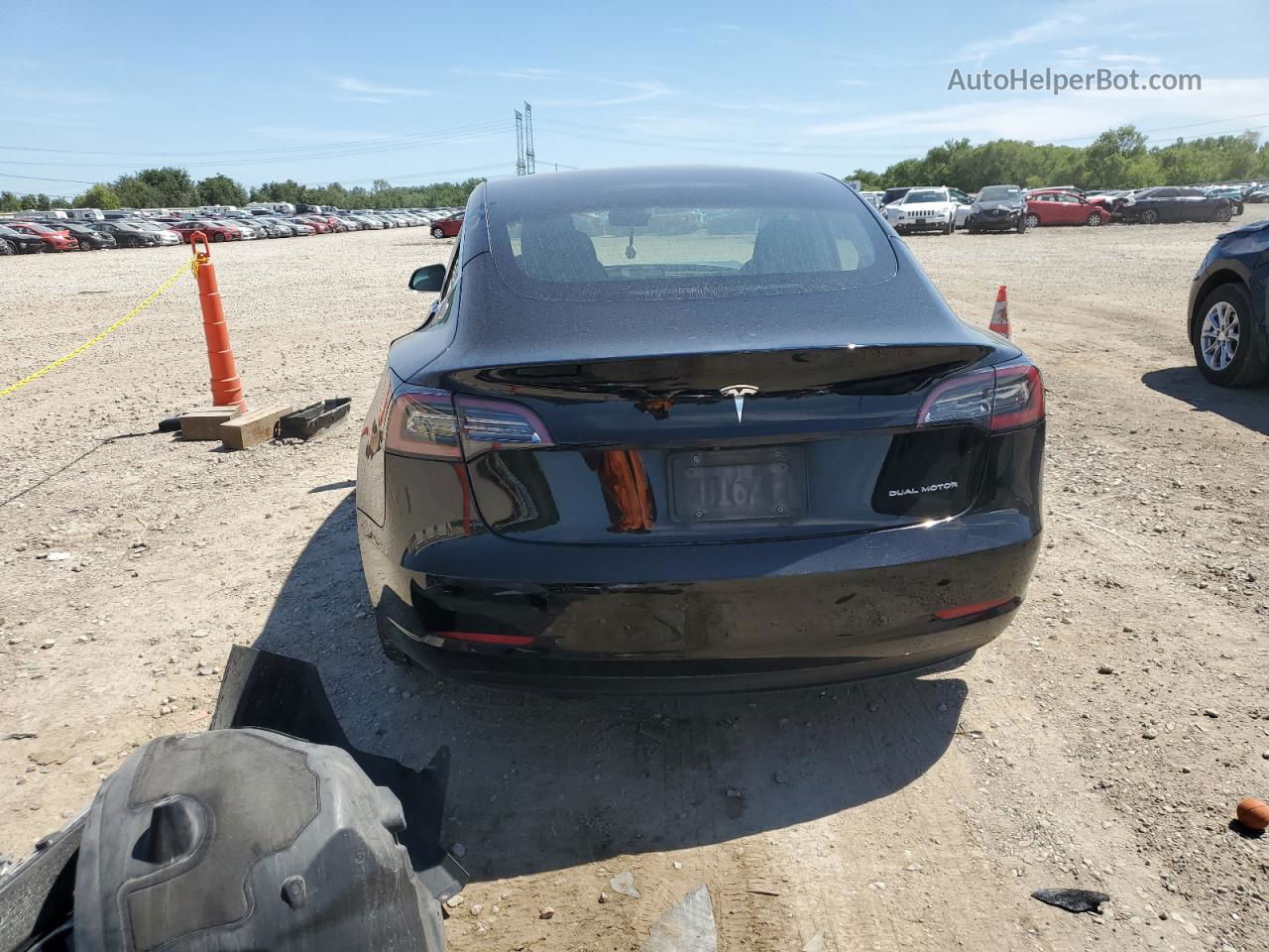 2020 Tesla Model 3  Black vin: 5YJ3E1EB0LF600182