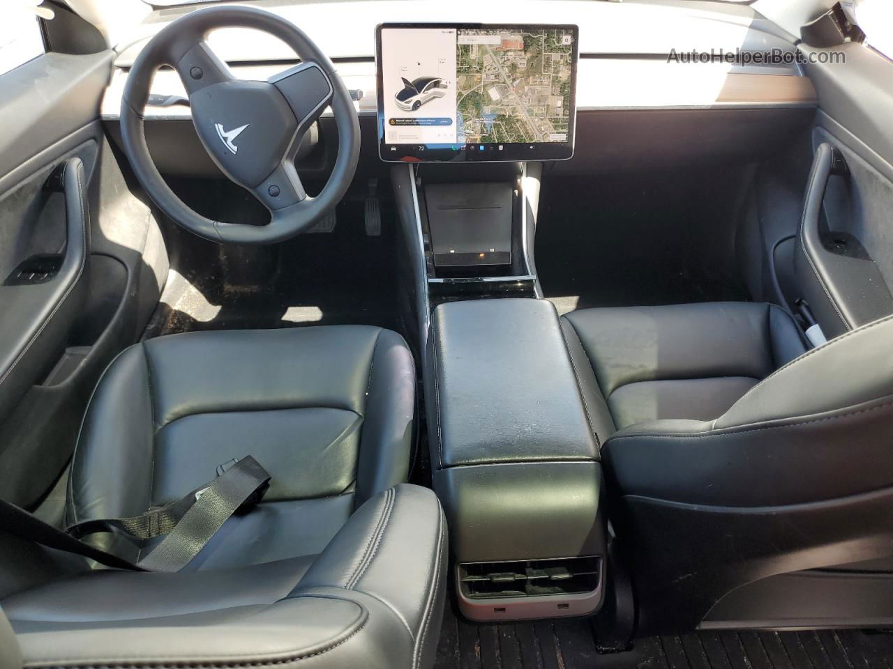 2020 Tesla Model 3  White vin: 5YJ3E1EB0LF618987