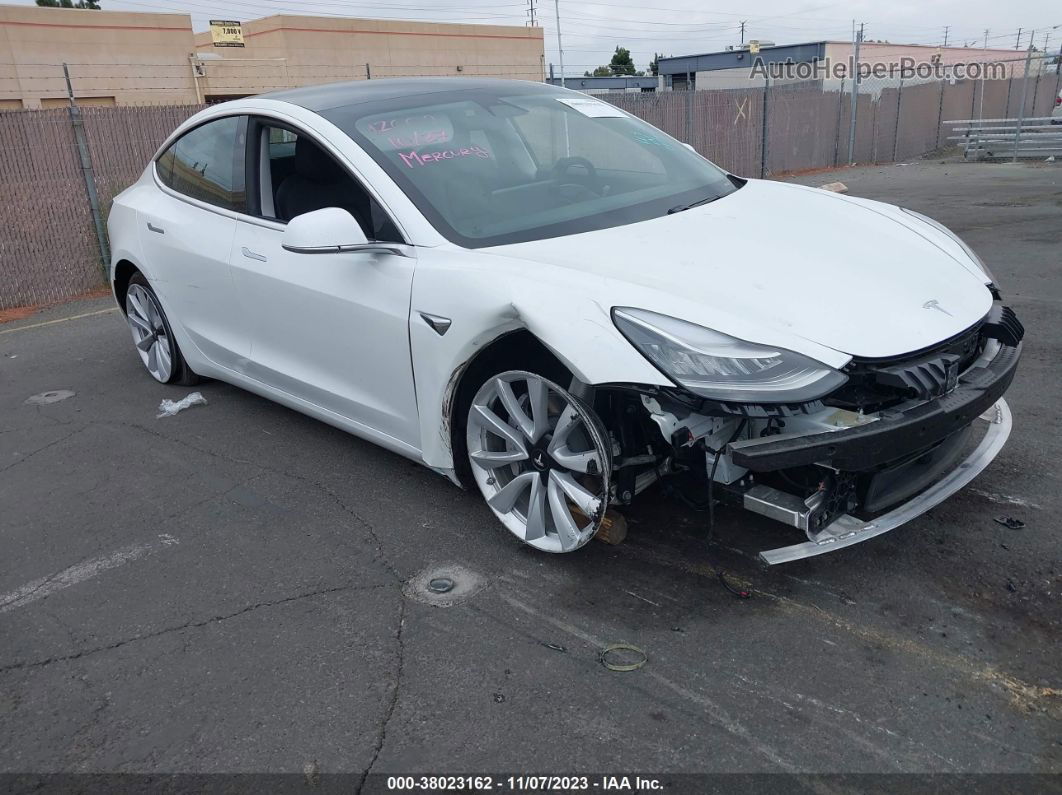 2020 Tesla Model 3 Long Range Dual Motor White vin: 5YJ3E1EB0LF621534