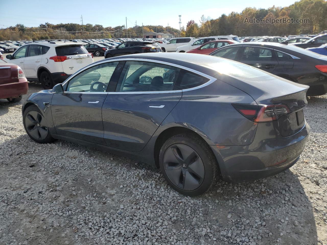 2020 Tesla Model 3  Серый vin: 5YJ3E1EB0LF663623