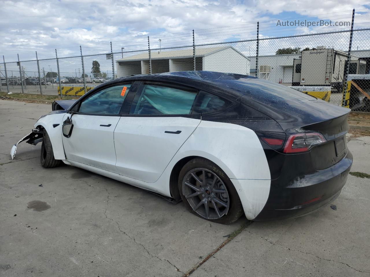 2020 Tesla Model 3  Two Tone vin: 5YJ3E1EB0LF665856