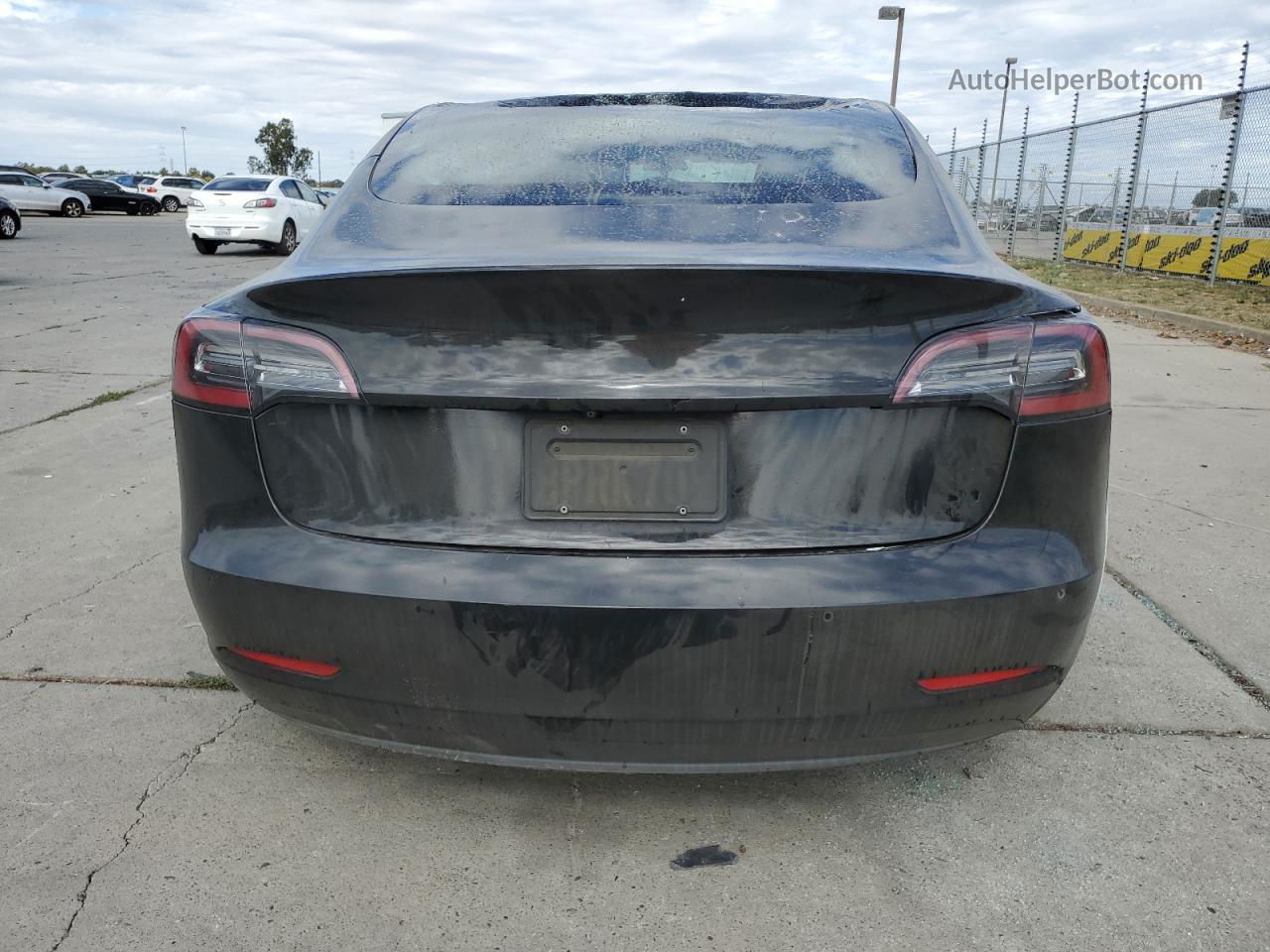 2020 Tesla Model 3  Двухцветный vin: 5YJ3E1EB0LF665856