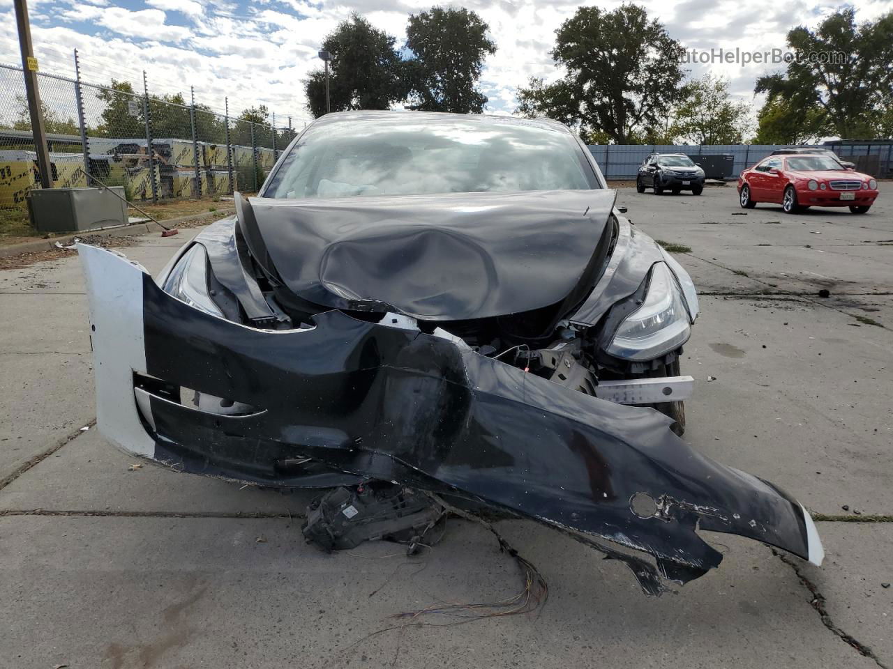 2020 Tesla Model 3  Two Tone vin: 5YJ3E1EB0LF665856